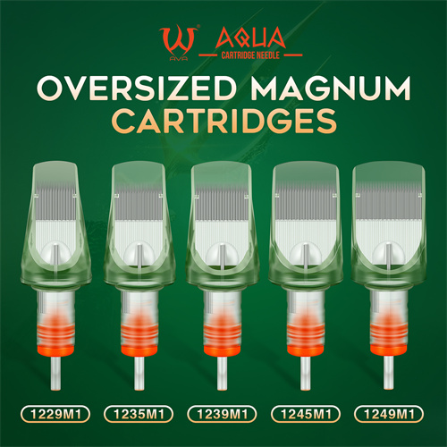 Oversize AQUA Cartridge needles12 (0.35mm) M1